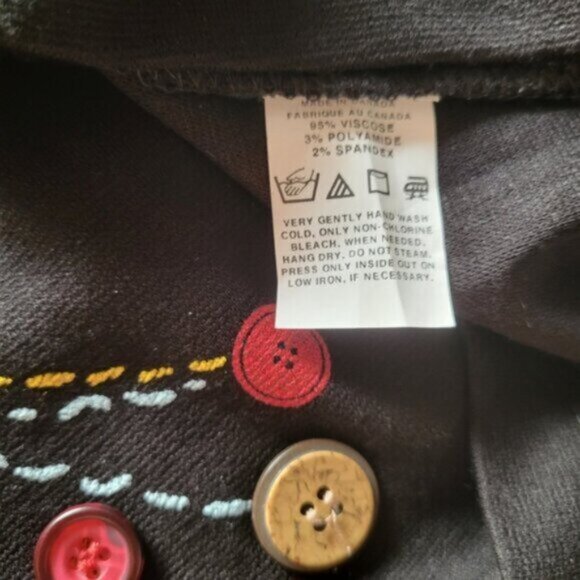 Picadilly Floral  Print Button T Shirt Sz Small - Picture 9 of 9